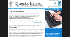 Desktop Screenshot of divorcioexpressbsas.com.ar